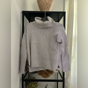 Athleta women’s grey turtleneck sweater